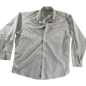 Hathaway Shirt White Size Size XL Front Pocket Casual Made in Usa Cotton